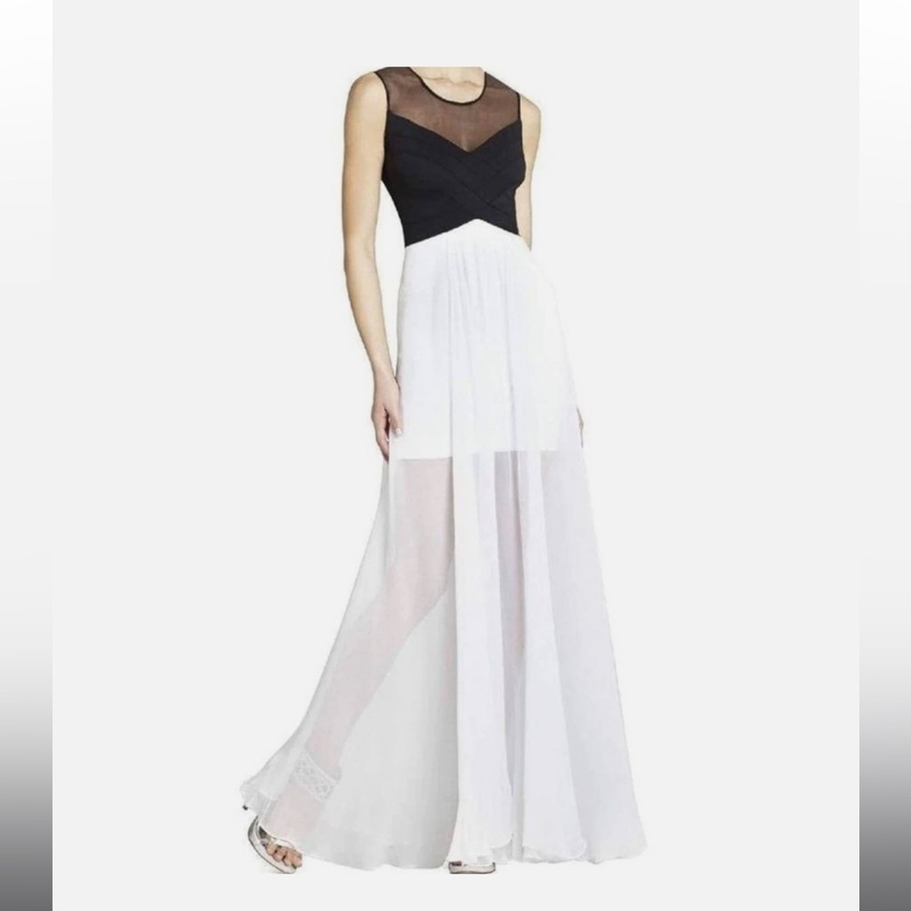 NEW BCBGMAXAZRIA Silk Gown Dress